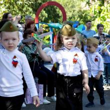7 мая  2025 года в преддверии празднования 80 –й годовщины Победы над фашистской Германией, в нашем детском саду прошел трогательный  «Парад дошкольных войск, посвященный празднику 9 мая».