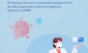 ​​​​Профилактика гриппа и ОРВИ